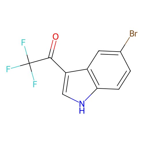 5-溴-3-<em>三</em><em>氟乙酰</em>吲哚，32387-18-1，97%
