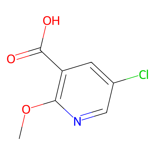5-氯-2-甲氧基<em>烟酸</em>，54916-<em>65</em>-3，97%