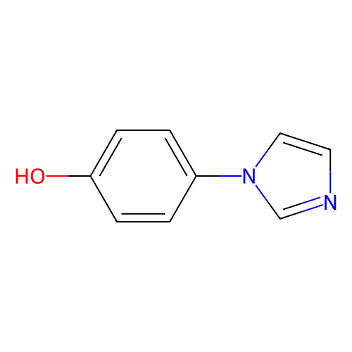 <em>4</em>-(咪唑-1-基)苯酚，10041-02-8，97%