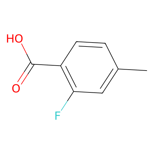 <em>2</em>-氟-4-甲基苯甲酸，<em>7697</em>-23-6，98%
