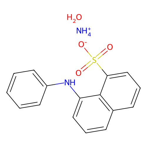 8-苯氨基-1-<em>萘</em><em>磺酸</em> 铵盐 水合物，206659-00-9，97%