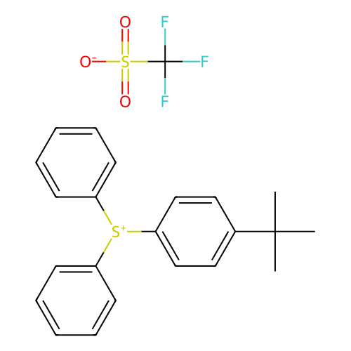 (<em>4</em>-叔丁基苯基)二苯基锍三氟甲基磺酸酯，145612-66-4，97%