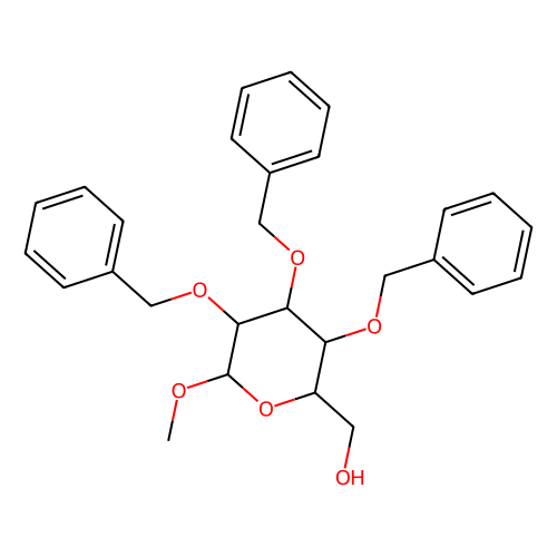 甲基2,3,4-三-<em>O</em>-苄基-α-<em>D</em>-吡喃<em>葡萄糖苷</em>，53008-65-4，>98.0%(HPLC)
