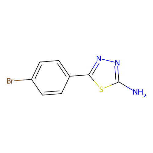 2-氨基-5-(4-<em>溴</em>苯基)-1,3,4-噻<em>二</em>唑，13178-<em>12</em>-6，97%