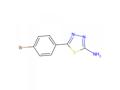 2-氨基-5-(4-溴苯基)-1,3,4-噻二唑，13178-12-6，97%