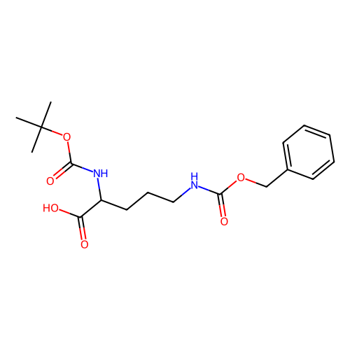 N-叔丁氧羰基-N'-苄氧羰基-<em>L</em>-<em>鸟氨酸</em>，2480-93-5，98%