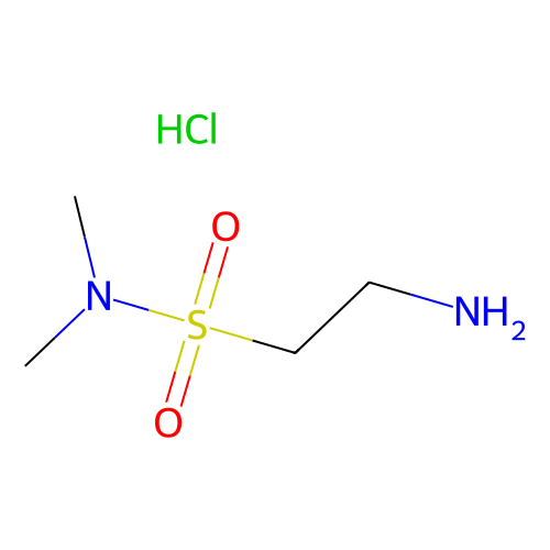 2-氨基-<em>N</em>,<em>N</em>-二<em>甲基</em><em>乙</em>磺<em>酰胺</em>盐酸盐，91893-69-5，97%