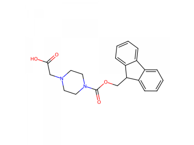 4-芴甲氧羰基-1-哌嗪乙酸，180576-05-0，97%
