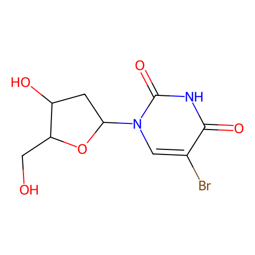 <em>5</em>-<em>溴</em>-2'-<em>脱氧</em>尿苷(BUdR)，59-14-3，10mM in DMSO