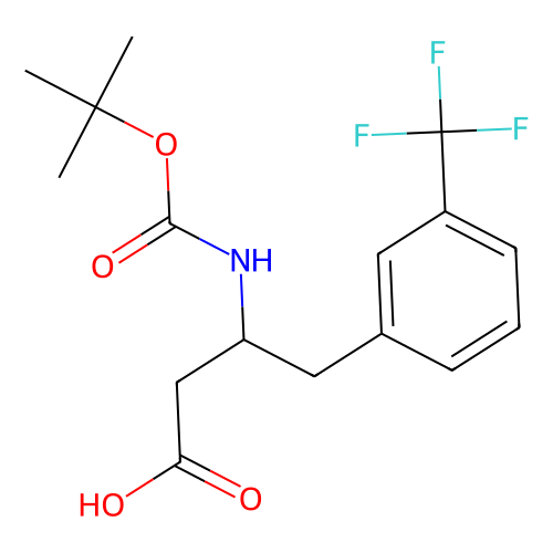 Boc-(S)-3-氨基-<em>4</em>-(3-三<em>氟</em>甲基苯基)-<em>丁酸</em>，270065-77-5，≥98.0%