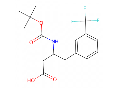 Boc-(S)-3-氨基-4-(3-三氟甲基苯基)-丁酸，270065-77-5，≥98.0%