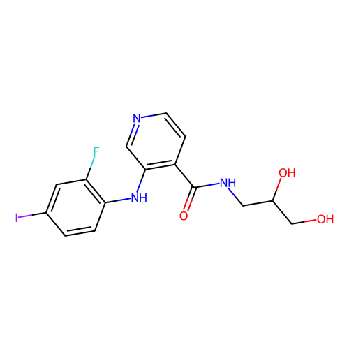 <em>N</em>-[(<em>2S</em>)-<em>2</em>,3-二羟基丙基]-3-[(<em>2</em>-氟-4-碘<em>苯基</em>)氨基]-4-吡啶<em>甲酰胺</em>，1236699-92-5，≥98%