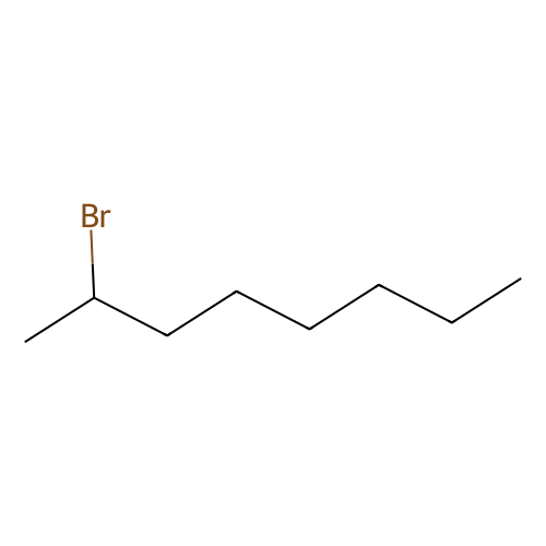2-溴辛烷 (<em>含</em>3-溴辛烷)，557-35-7，>85.0%(GC)