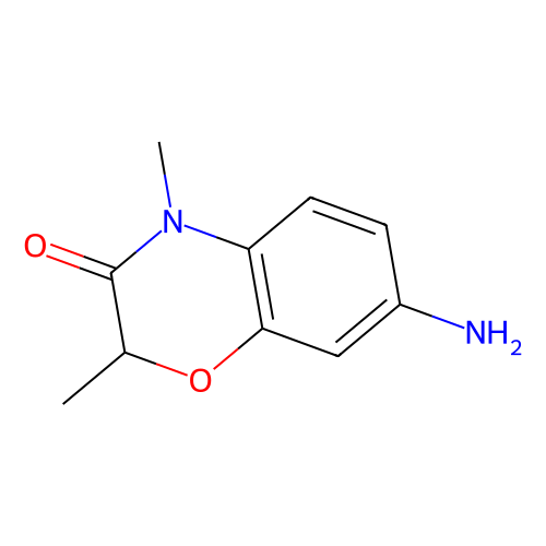 7-氨基-2,4-二甲基-2H-1,4-<em>苯</em><em>并</em>噁<em>嗪</em>-<em>3</em>(<em>4H</em>)-<em>酮</em>，130137-40-5，98%