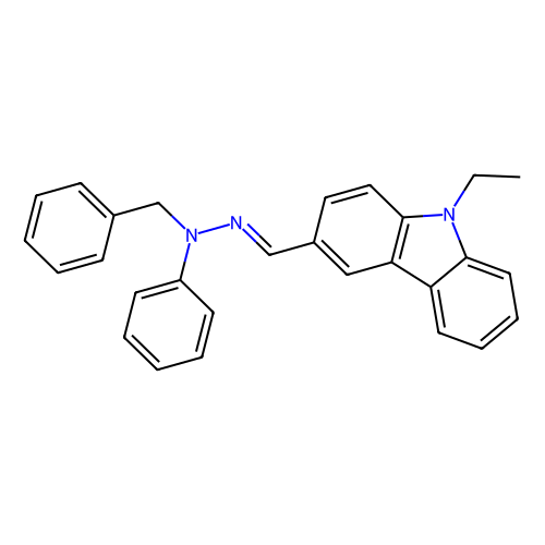 9-乙基咔唑-3-<em>甲醛</em> N-苄基-N-苯<em>腙</em>，75238-79-8，98%