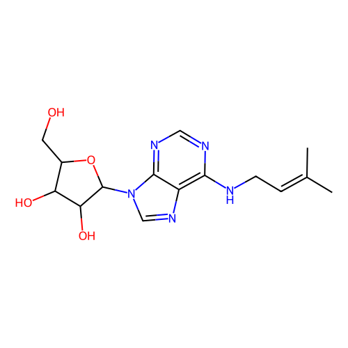 N6-<em>异</em><em>戊烯</em>基腺苷，7724-76-7，98%