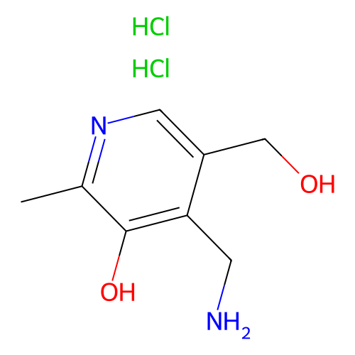 <em>吡哆胺</em>二<em>盐酸</em>盐，524-36-7，98%