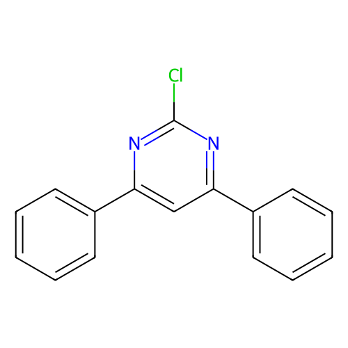 2-<em>氯</em>-<em>4</em>,6-<em>二</em><em>苯基</em>嘧啶，2915-16-<em>4</em>，>98.0%