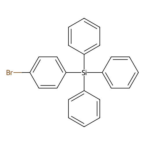4-溴四<em>苯基</em><em>硅烷</em>，18737-40-1，96%