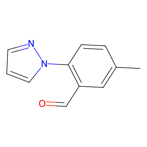 5-甲基-2-（1H-吡唑-1-<em>基</em>）<em>苯</em><em>甲醛</em>，956723-<em>07</em>-2，95%