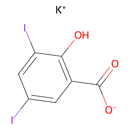 <em>3</em>,5-二碘代<em>水杨酸</em>钾，1015937-56-0，97%
