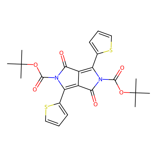 1,4-二氧代-3,6-二(噻吩-<em>2</em>-基)<em>吡咯</em>并[3,4-c]<em>吡咯</em>-<em>2</em>,5(1H,4H)-二<em>甲酸</em>叔丁酯，1046864-83-8，95%