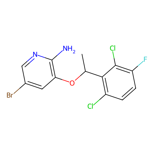 (R)-5-溴-<em>3</em>-(<em>1</em>-(<em>2</em>,6-二氯-<em>3</em>-氟苯基)甲氧基)吡啶-<em>2</em>-胺，877399-00-3，98%