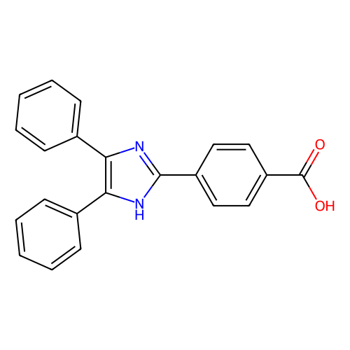 <em>4</em>-(<em>4</em>,5-<em>二</em><em>苯基</em>-1H-<em>咪唑</em>-2-基)苯甲酸，5496-35-5，98%