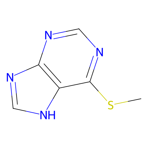 6-(甲硫基)嘌呤，50-66-8，97