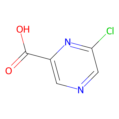 <em>6</em>-氯吡嗪-<em>2</em>-甲酸，23688-<em>89</em>-3，96%