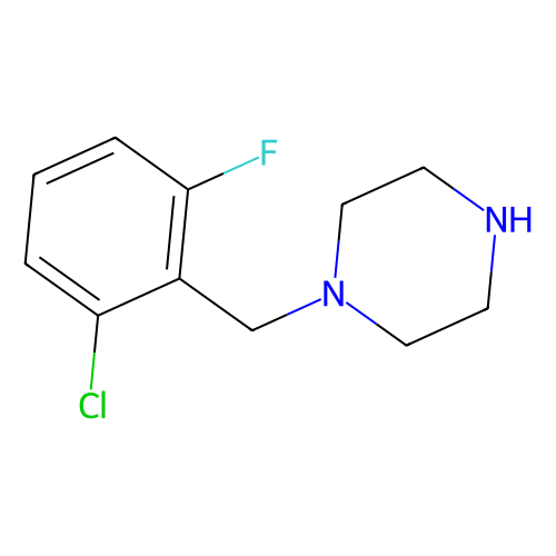 1-(<em>2</em>-氯-6-氟<em>苄基</em>)<em>哌嗪</em>，215655-20-2，98%