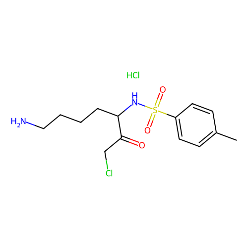 Nα-甲苯磺酰基-L-<em>赖氨酸</em>氯甲基酮<em>盐酸盐</em>，4272-74-6，95%
