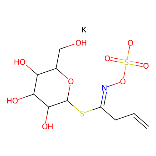黑芥子<em>硫</em><em>苷</em>酸钾水合物，3952-98-5，98%
