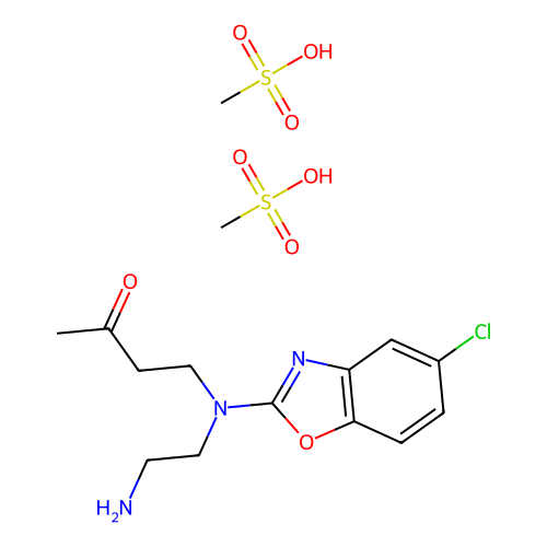 4-((<em>2</em>-氨基乙基)(5-<em>氯苯</em><em>并</em>[d]<em>恶</em><em>唑</em>-<em>2</em>-基)氨基)丁-<em>2</em>-酮 二甲磺酸盐，1276666-12-6，98%