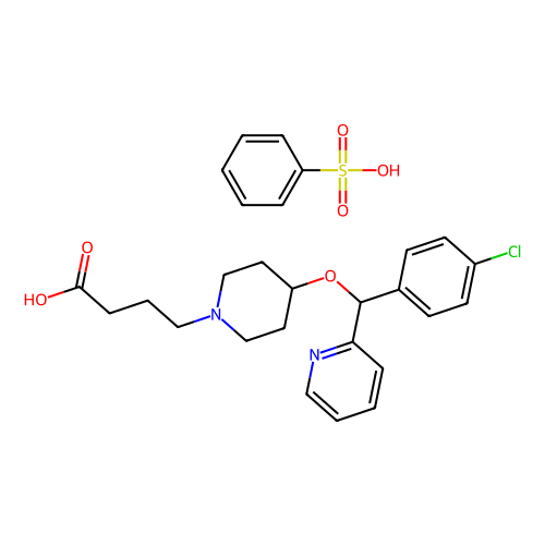 Bepotastine <em>Besilate</em>，190786-44-8，10mM in DMSO