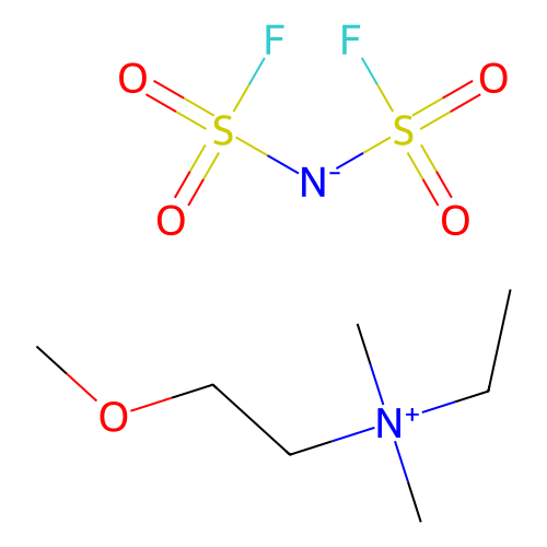 乙基(2-甲氧基乙基)二甲基铵双(氟磺酰基)亚胺，1235234-35-1，98