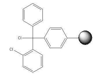 <em>2</em>-氯代三苯甲基氯 树脂，934816-82-7，0.8-1.5mmol/g, 70~200 mesh, 1% DVB
