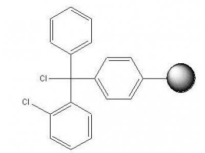 2-氯代三苯甲基氯 树脂，934816-82-7，0.8-1.5mmol/g, 70~200 mesh, 1% DVB