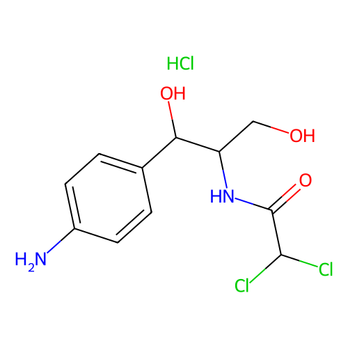 D-苏-1-(<em>4</em>-氨基苯基)-2-<em>二</em>氯<em>乙酰</em>氨基-1,3-丙<em>二醇</em>盐酸盐，57704-36-6，98%