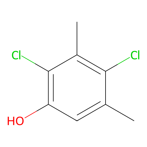 2,4-二<em>氯</em>-<em>3</em>,5-<em>二甲基</em><em>苯酚</em>，133-53-9，92%，含6%的异构体