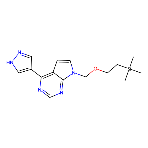 <em>4</em>-(1H-吡唑-<em>4</em>-基)-7-((<em>2</em>-(三甲基硅烷基)乙氧基)-甲基)-7H-吡咯并[<em>2,3-D</em>]嘧啶，941685-27-4，97%
