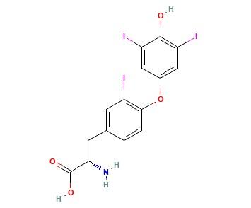 <em>3,3</em>',5'-三<em>碘</em>- L -甲状腺氨酸，5817-39-0，97%