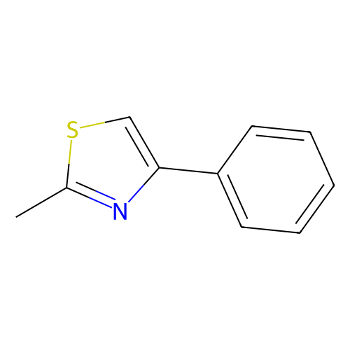 <em>2</em>-甲基-4-苯基噻唑，1826-<em>16-0</em>，>98.0%(GC)