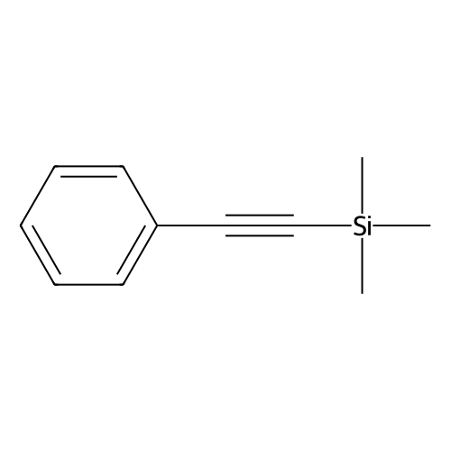 1-苯基-2-(<em>三甲基</em><em>硅</em>)<em>乙炔</em>，2170-06-1，>98.0%(GC)