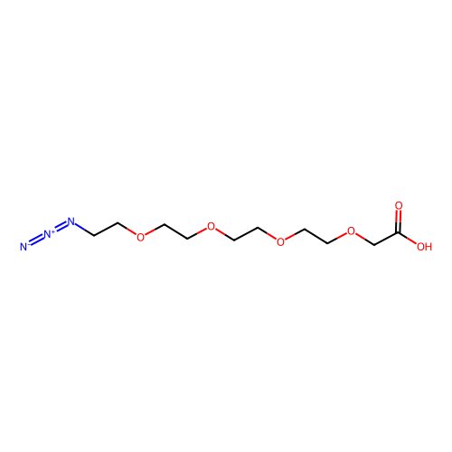14-叠氮基-<em>3</em>,6,9,12-四氧杂十四烷酸 溶液，201467-81-4，~0.5 M in tert-butyl <em>methyl</em> <em>ether</em>, ≥95% (HPLC)