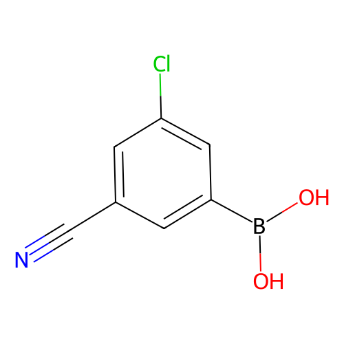 3-<em>氯</em>-5-氰基苯硼酸 (<em>含</em>不同量<em>的</em>酸酐)，915763-60-9，98%