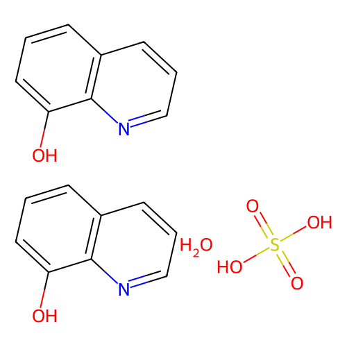 8-羟基喹啉 半<em>硫酸盐</em> 半<em>水合物</em>，207386-91-2，98%