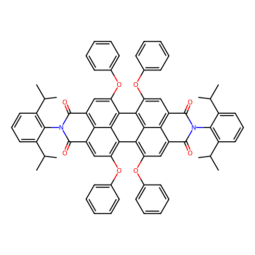 N,N'-双(<em>2</em>,6-二异丙基苯基)-<em>1,6,7</em>,12-四苯氧基-<em>3,4,9</em>,10-苝四甲酰二亚胺，123174-58-<em>3</em>，>95.0%(N)