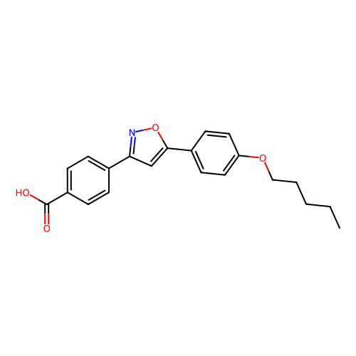 4-[5-(4-戊氧基苯基)异恶唑-3-基]苯甲酸，<em>179162-55</em>-1，98%