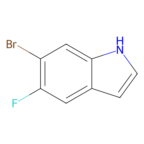 6-溴-5-<em>氟</em>-1H-<em>吲哚</em>，259860-08-7，95%